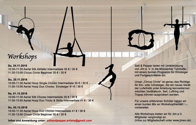 Salt and Pepper Circus Circus Workshops