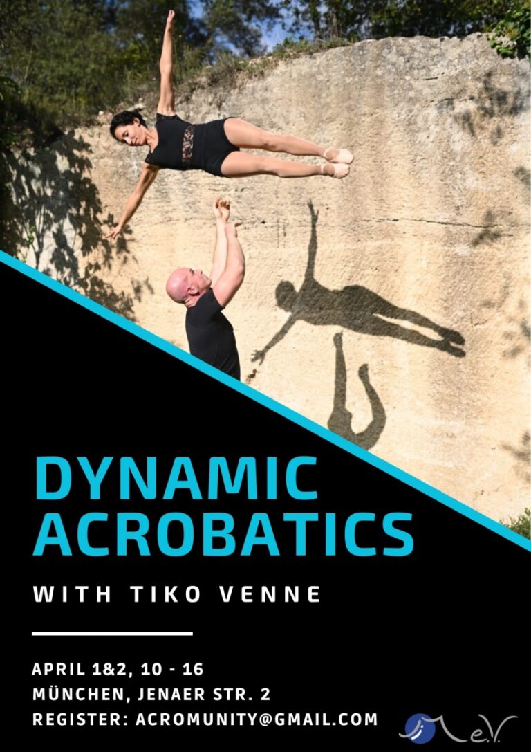 01./02. April 2023 Advanced Dynamic Partner Acrobatics mit Tiko Venne