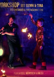 Poi Workshop von Tina und Benni. Flow und Fire! 6./.7.12.2025 in Moosach
