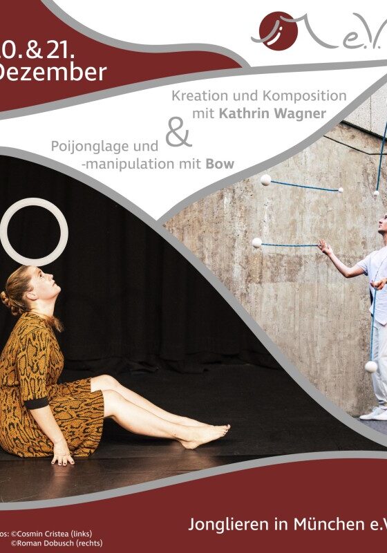20. und 21. Dezember 2025 Bow Juggler und Kathrin Wagner /Jonglage und Creation